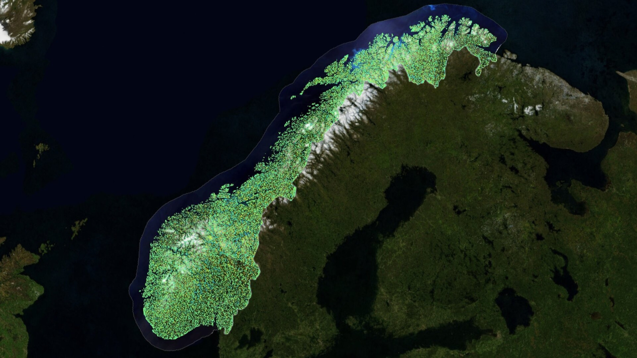 map of norway